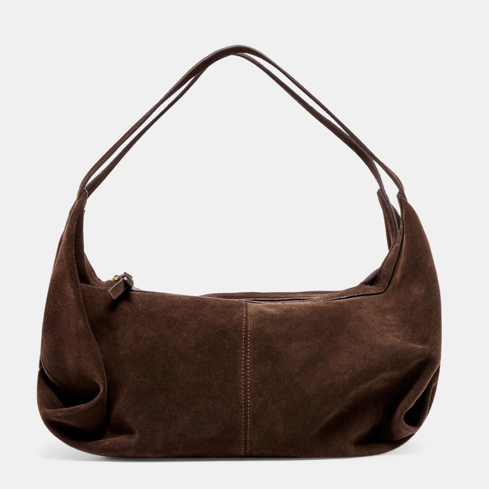 Billy Shoulder Suede Bag